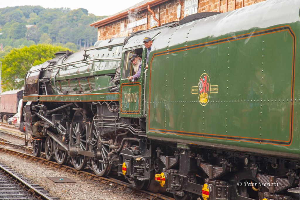 Dampflock "DUKE OF GLOUCHESTER" von der West Sumerset Railway.